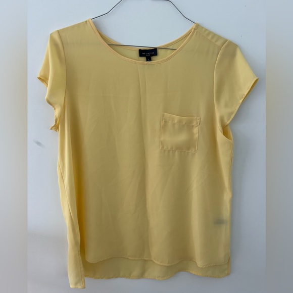 The Limited yellow work blouse size large - Picture 1 of 3